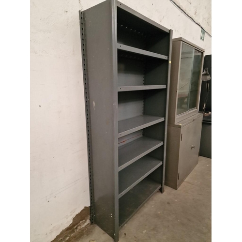 269 - Metal Storage Unit with Adjustable Height Shelving, (Approx. 97 x 35 x 198cm)