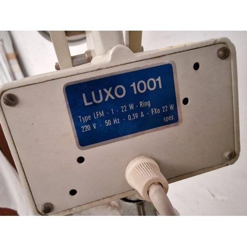 279 - Vintage 'Luxo 1001' Floor Standing Adjustable Magnifying Lamp on Wheels, (Untested)