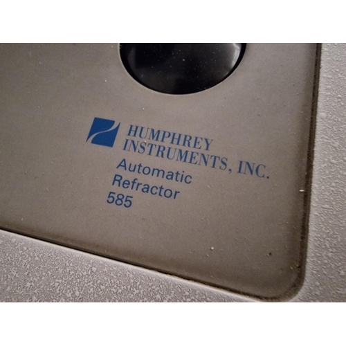 283 - Humphrey Instruments Automatic Refractor 585, on a Single Power Table (untested)