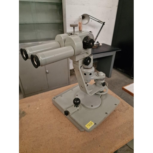 284 - Vintage Table-Top Optical Slit Lamp, (Used for Eye Examination)