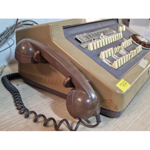 295 - Vintage Rotary Dial Telephone Switch Board, (N122A9T), Together with Battery Eliminator (N22406C1T),... 