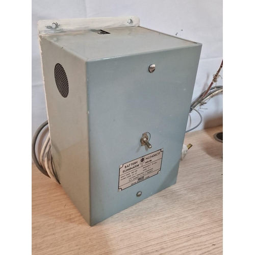 295 - Vintage Rotary Dial Telephone Switch Board, (N122A9T), Together with Battery Eliminator (N22406C1T),... 