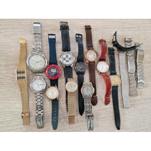 Collection of Assorted Watches and Straps, (a/f, untested)