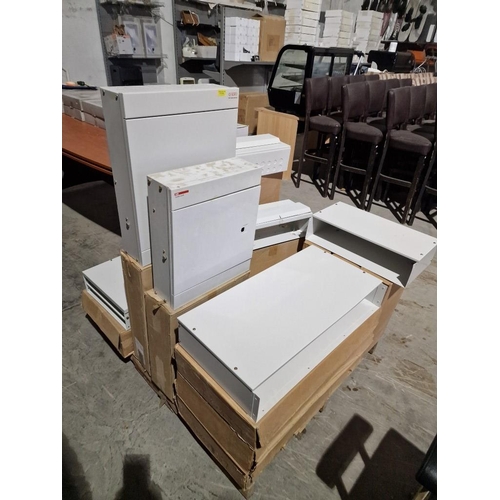 532 - Pallet of Assorted Metal Distribution Boards / Cabinets / Fuse Boxes & Similar (Unused, Mostly Boxed... 