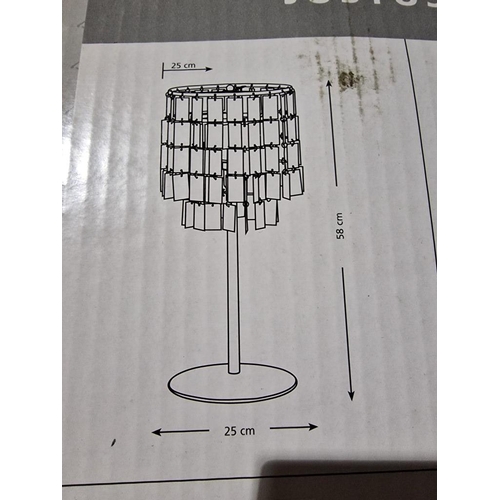 533 - Pair of 'Mark Slojd' (Sweden) JUSTUS Lamps with Black Colour Hanging Shade; 2 x Table / Side Lamps (... 