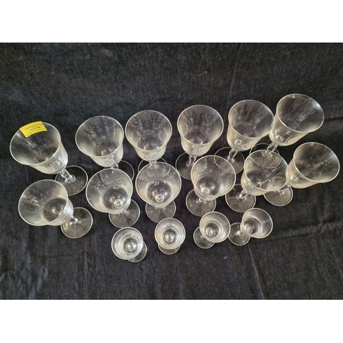 94 - Collection of RAF Wine Glasses, 3 x Different Sizes, (16)