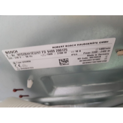 200 - Bosch Washing Machine White Integrated 7kg, Model; W152844IEU *Basic Test and Working*