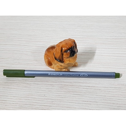 261 - Royal Doulton Pekingese Dog - Mini Porcelain Figurine (Approx. 5 x 6.5cm)