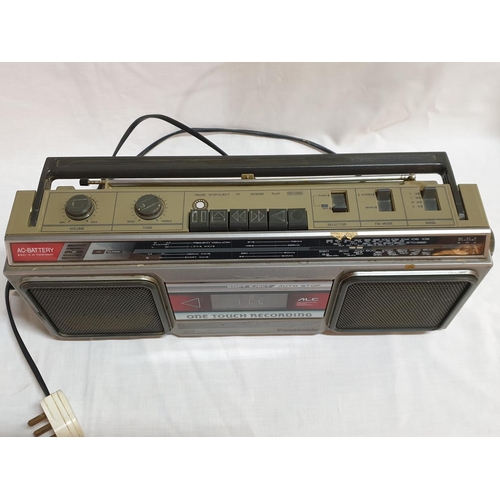 452 - Retro Panasonic Stereo Radio Cassette Recorder, Model No. RX-4917L *Basic Test only the Radio Works,... 