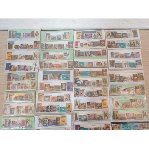 240 - Cyprus Stamps Approx 300 pcs of Retro and Vintage Stamps (30 x Pages, 10pcs each)