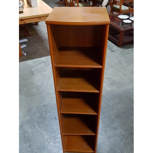 297 - Book Rack / Small 4 - Shelf Unit (27.5 x 33 x 138cm)