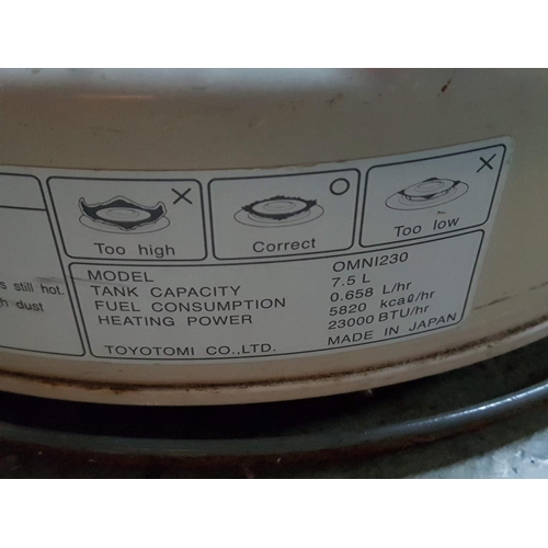 298 - Toyoset Omni 230 Kerosene Heater (Tank 7.5L) *Basic Test and Working*