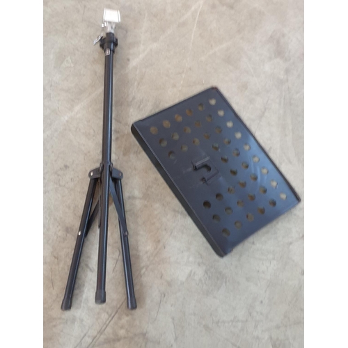 394 - Metal Music Stand with Adjustable Height