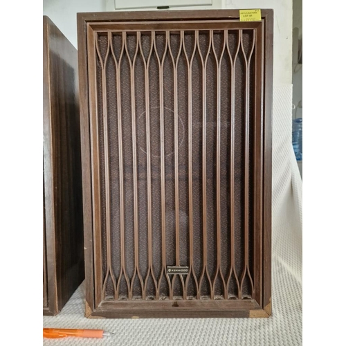 81 - Pair of Vintage Kenwood 120w Speakers in Wood Effect Cases, (Model: KL-666X), (2), (Each Approx. 36 ... 