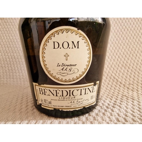 87 - D.O.M. Benedictine Liqueur (French Herbal Drink), (40% 100cl), Together with 'Prince De Rouville' Na... 