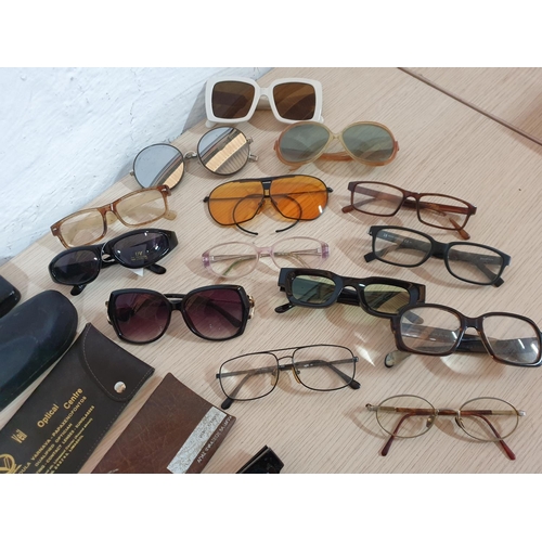 403 - Collection of Assorted Stylish Sunglasses, Reading Glasses and Cases