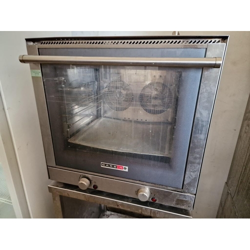 790 - Garbin Commercial  Convection Oven, (Model: 43DX), Made in Italy, Together with Stainless Steel Stan... 