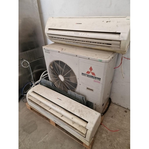 792 - Mitsubishi Air Conditioning; Large Compressor (Model: FDC140KXES6), Together with and 2 (Two) x Indo... 