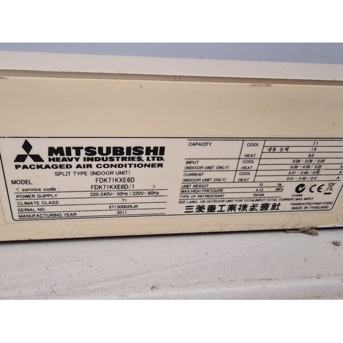 792 - Mitsubishi Air Conditioning; Large Compressor (Model: FDC140KXES6), Together with and 2 (Two) x Indo... 