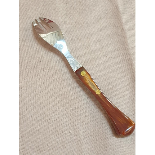 812 - WMF - Vintage (50's - 70's) Cutlery Made in Germany WMF/Johnny - Tapete Classic 70's Cake Forks with... 