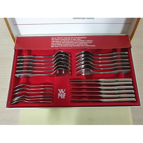 814 - WMF - Vintage (50's - 70's) Cutlery Set - Regensburg Cromargan (Stainless Steel 18/10) 24-piece Cutl... 