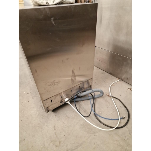 821 - EuroChef 40 Stainless Steel Commercial Glass Washer,(Approx. 47 x 51 x 76cm)