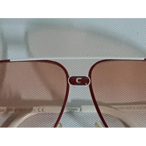 742 - Carrera (UV Protection) Red / Wine Sunglasses Designed in Italy (140 E Sydriver 6 GJC0F)