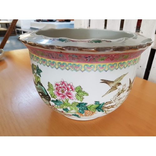 174 - Large Chinese Porcelain Planter Early 20th Century (Ø31.5 x H:22cm)