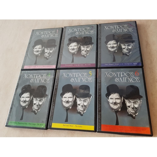 516 - Stan & Oliver Short Collection Alone & Together (6 x DVD''s, Greek)