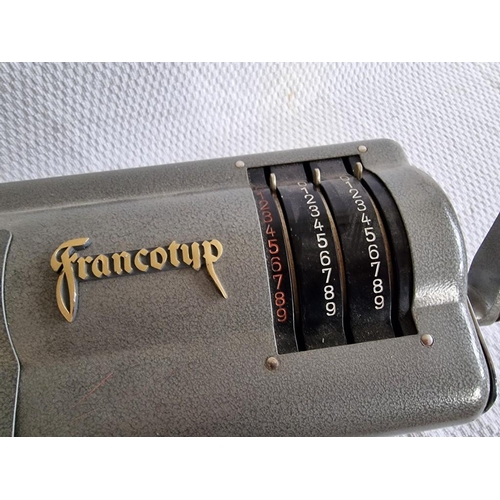 18 - 'Francotyp'; Vintage Heavy Metal German Franking Machine