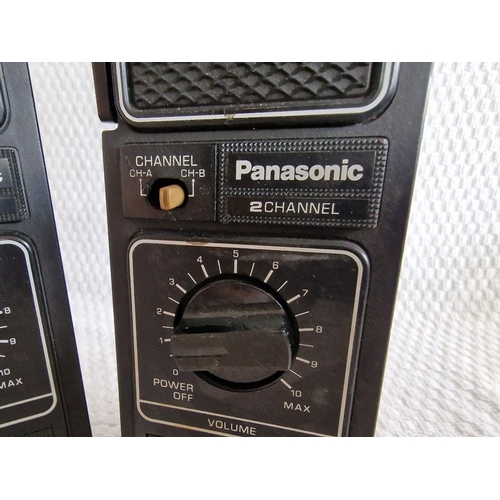242 - Pair of Vintage Panasonic 2-Channell Walkie-Talkies, (Model: RJ-78), (Dated 1979), Untested, (2)