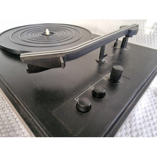 9 - Vintage 'Ziphona' Record Player / Turntable, (Model: P 1229), Made in Germany, with Plastic Cover, *... 