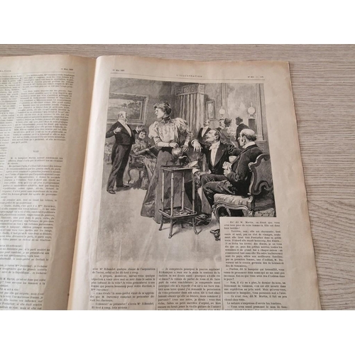 179o - 1897 'L'ILLUSTRATION JOURNAL UNIVERSEL', Volume 109; Antique French Illustrated Magazine