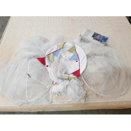 261 - Various Mosquito Nets in Different Sizes, Shapes etc (4pc)