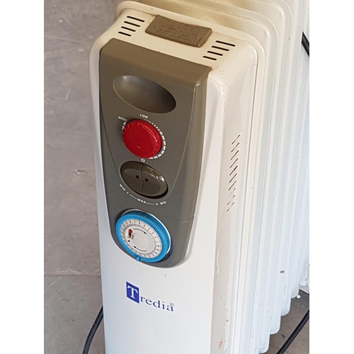 321 - Tredia Electric Radiator / Heater / Oil Heater, Model: NDY-10T (Un-Tested)