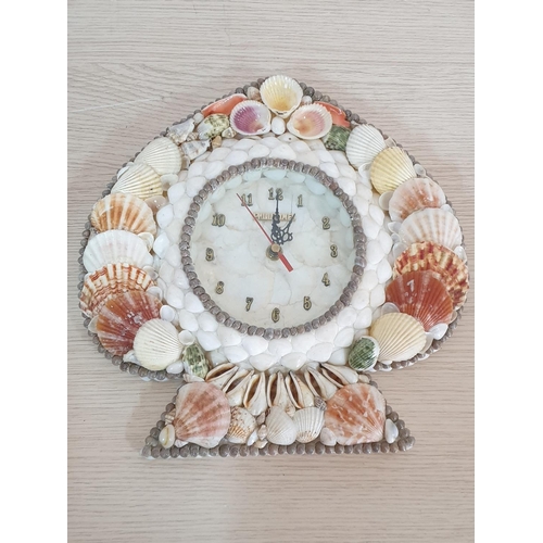 390 - Assorted Collection of Home Decor; Hand Made wall Clock, Hand Made Porcelain / Ceramic Ikebana - Mak... 