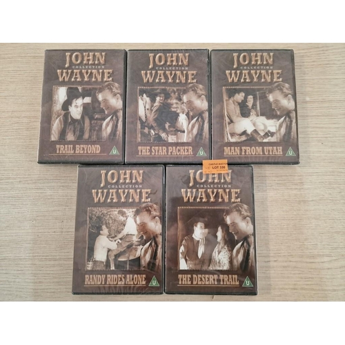 330 - Collection of 5 x John Wayne DVD's (Un-Used, Boxed)