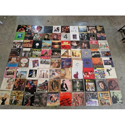 335 - Huge Collection of Retro Vinyl Approx. 80pcs of LP's Mostly Classical Music