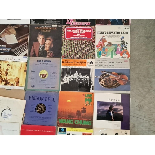 335 - Huge Collection of Retro Vinyl Approx. 80pcs of LP's Mostly Classical Music