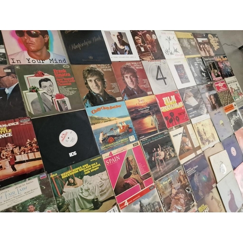 335 - Huge Collection of Retro Vinyl Approx. 80pcs of LP's Mostly Classical Music