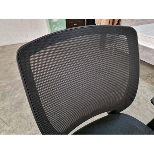 363 - Black Colour Office Typist / Swivel Chair with Mesh Back and Arms