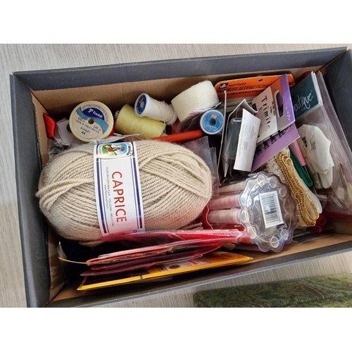 374 - Vintage Sewing Box with Large Quantity of Sewing Accessories