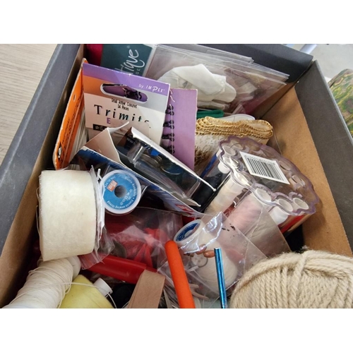 374 - Vintage Sewing Box with Large Quantity of Sewing Accessories