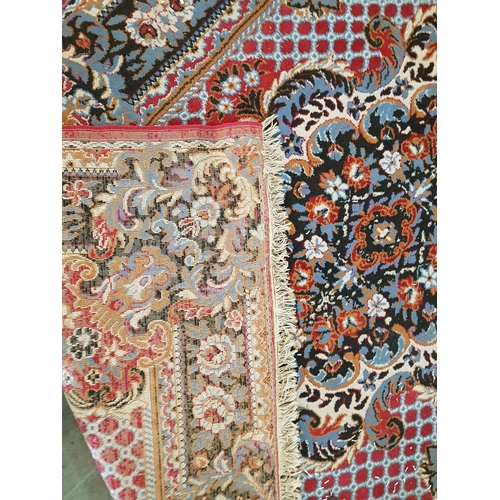 415 - Classic Pattern Carpet in Red / Blue and Black Colours (270 x 180cm)