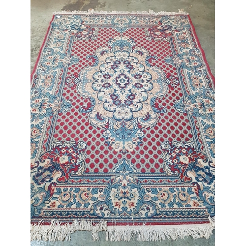 495 - Classic Pattern Rug in Red / Blue / Beige Colours (230 x 170cm)