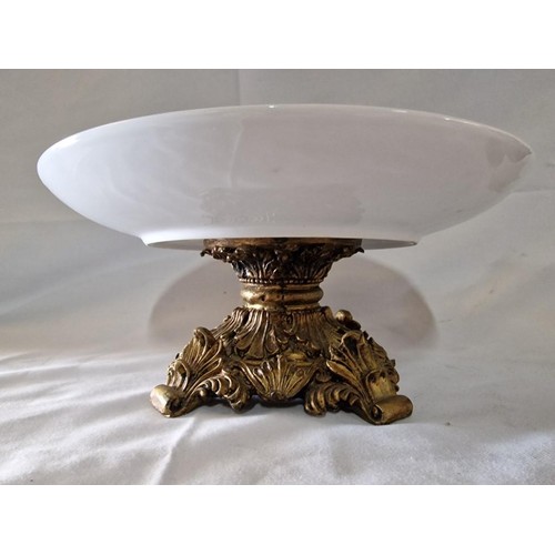 220 - Collection of Retro Pedestal Bowl and Platted (A/F Porcelain and Glass), (3)