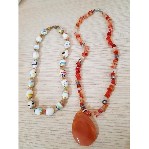 561 - 8 x Hand Made Stylish Necklaces in Different Style, Size, Beads etc