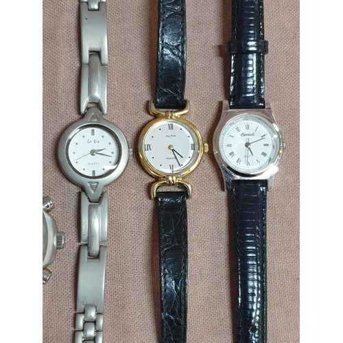 568 - Collection of Vintage and Retro Ladies and Men's Watches (Un-Tested, A/F), (12pcs)