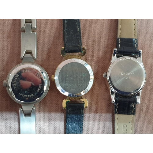 568 - Collection of Vintage and Retro Ladies and Men's Watches (Un-Tested, A/F), (12pcs)