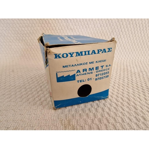 720 - Vintage 'My Personal Bank' Metal Money Box, Made in Athens, Greece (No Key), Together with a Vintage... 